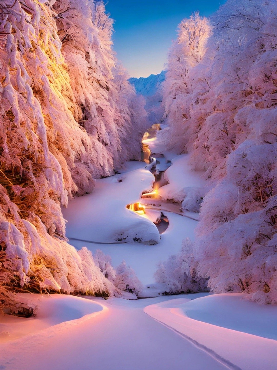 雪景图片大全唯美浪漫图片