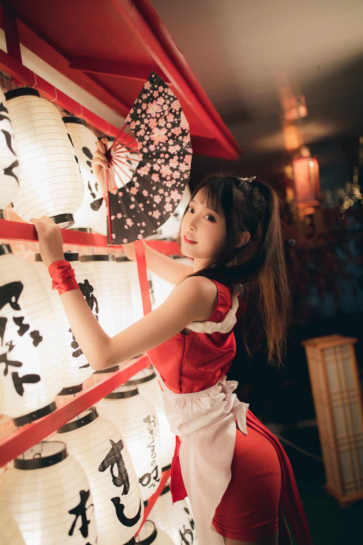 女神cosplay拳皇格斗家不知火舞,网友:感觉要超越原角色了!