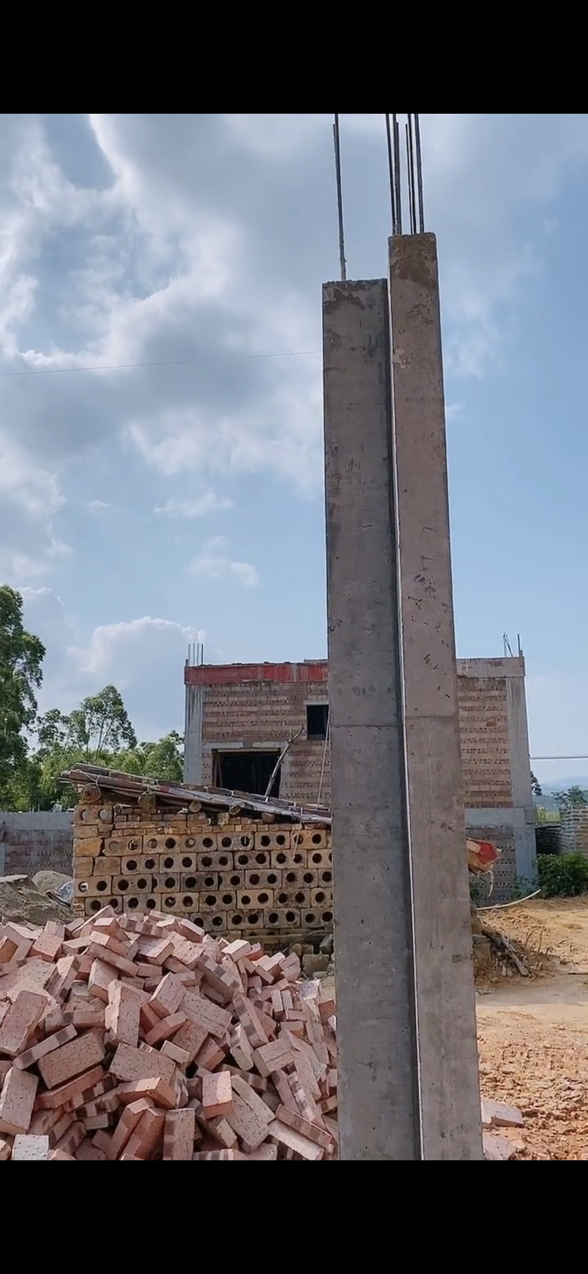 农村自建房构造柱图片