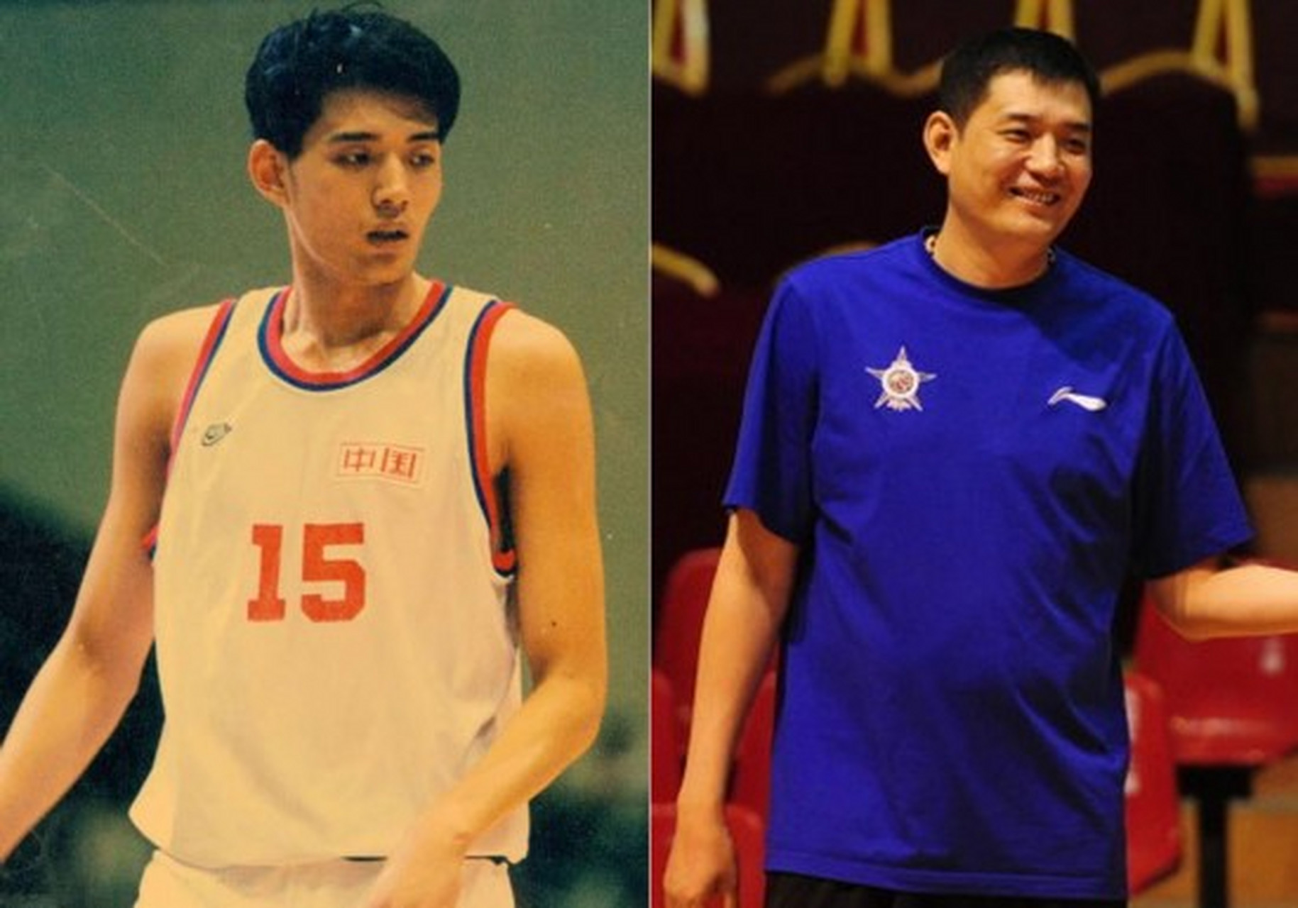 中国男篮头号帅哥是杨鸣,在他之前的第一帅哥绝对是巩晓彬!