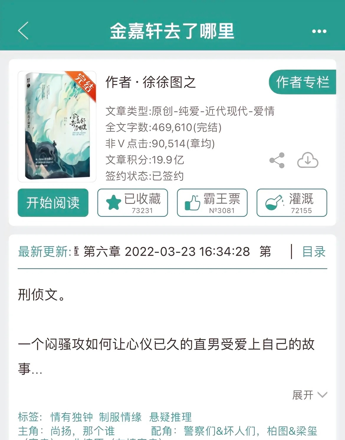 强推宝藏作者徐徐图之20本,为你筑童话,你喜欢的样子我都有呀!