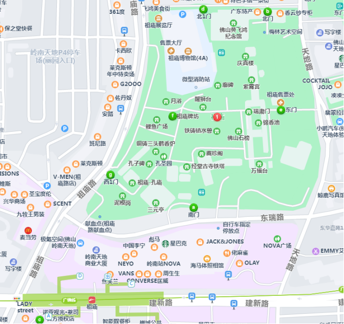 祖庙街道地图图片