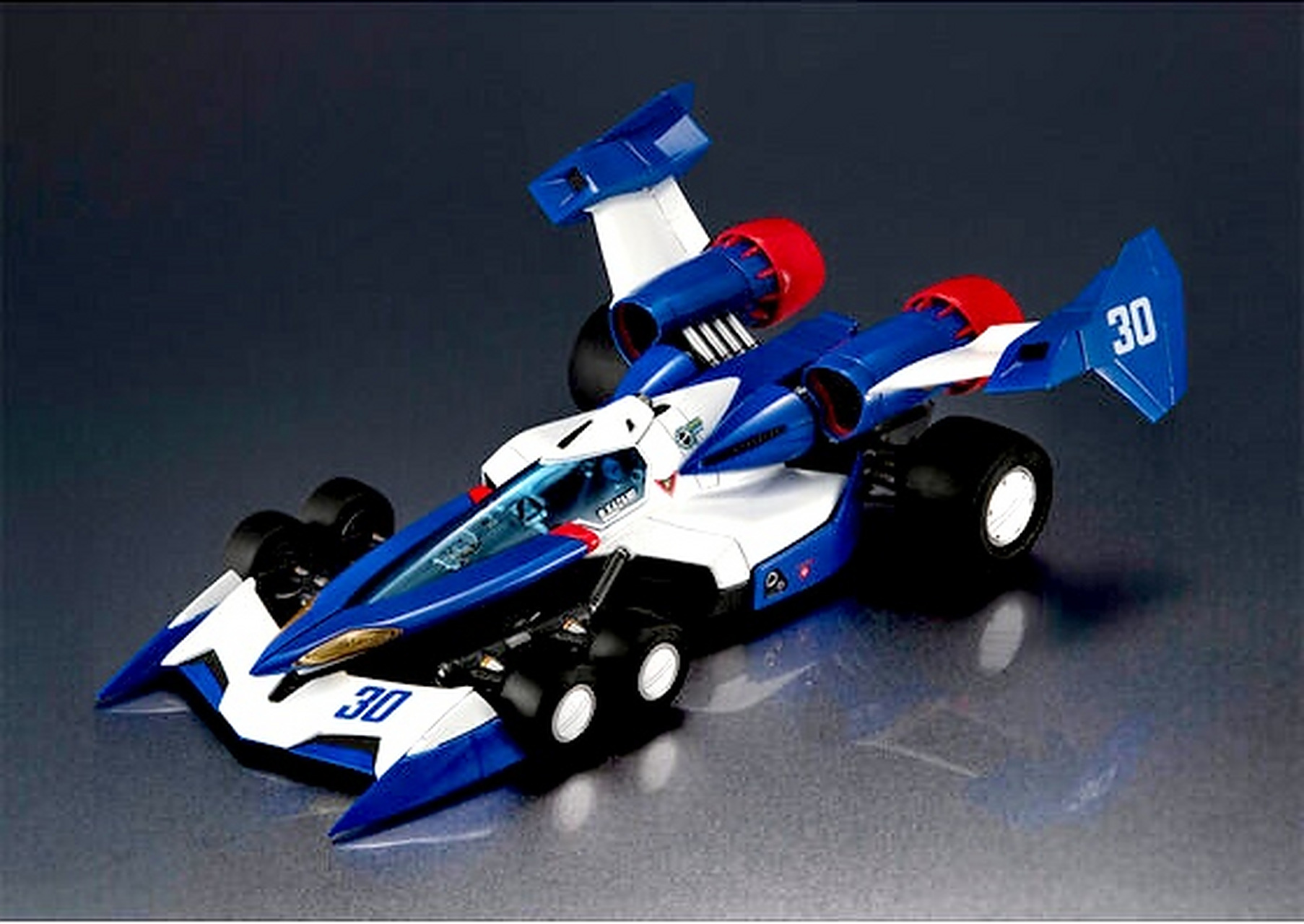 模型欣赏:megahouse 新世纪gpx 高智能方程式赛车 超级阿斯拉达01 ver