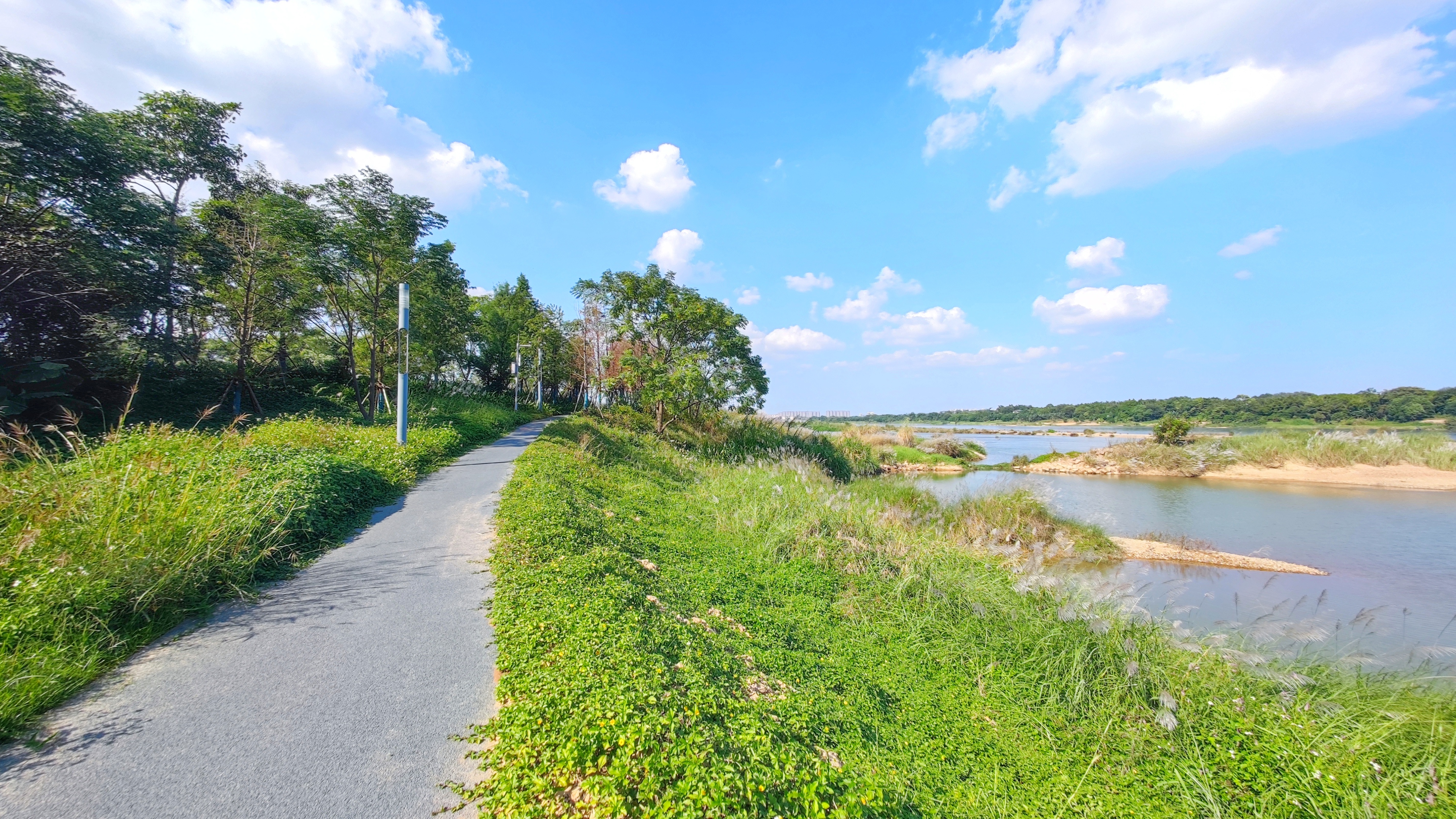想不到河源白鹭岛公园,是工作累了,心烦了的放松之地,来这里走走,看看