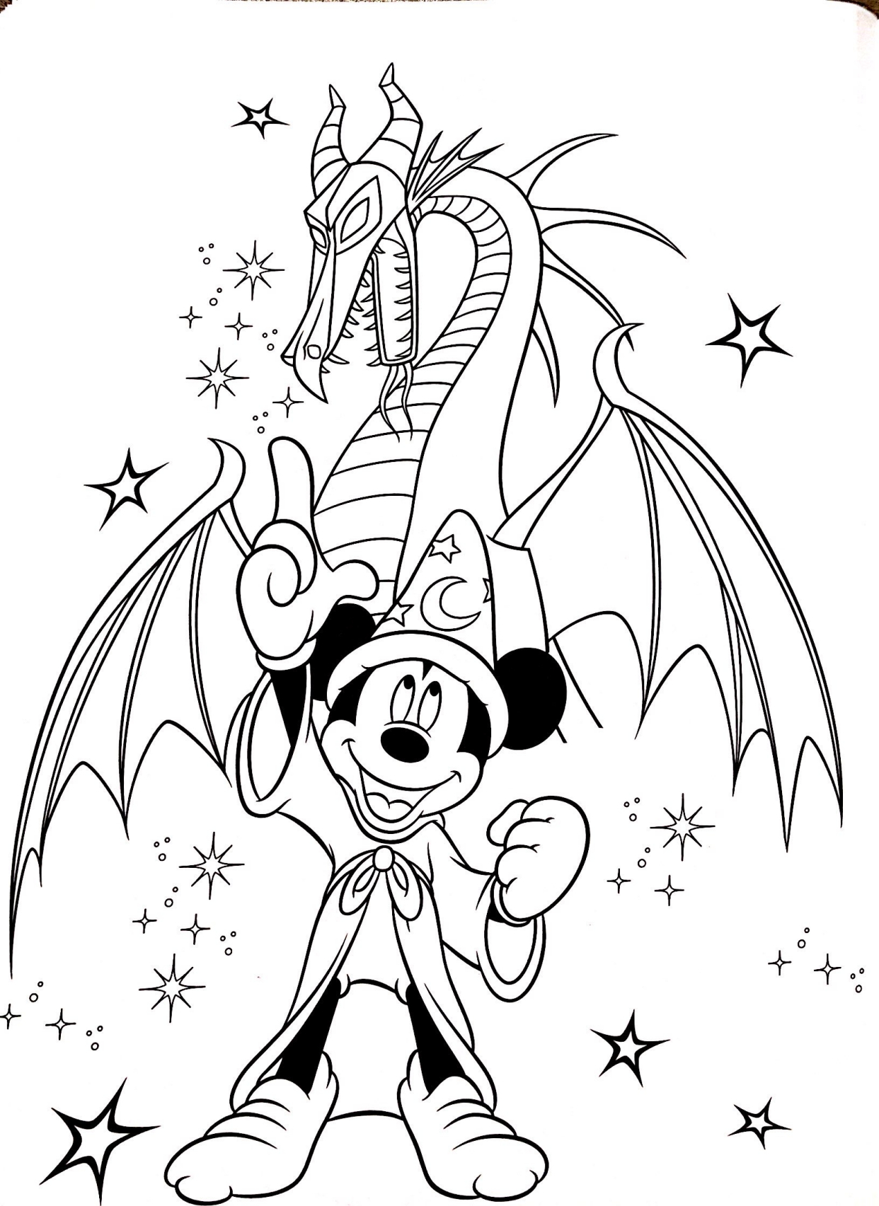 迪士尼动画线稿