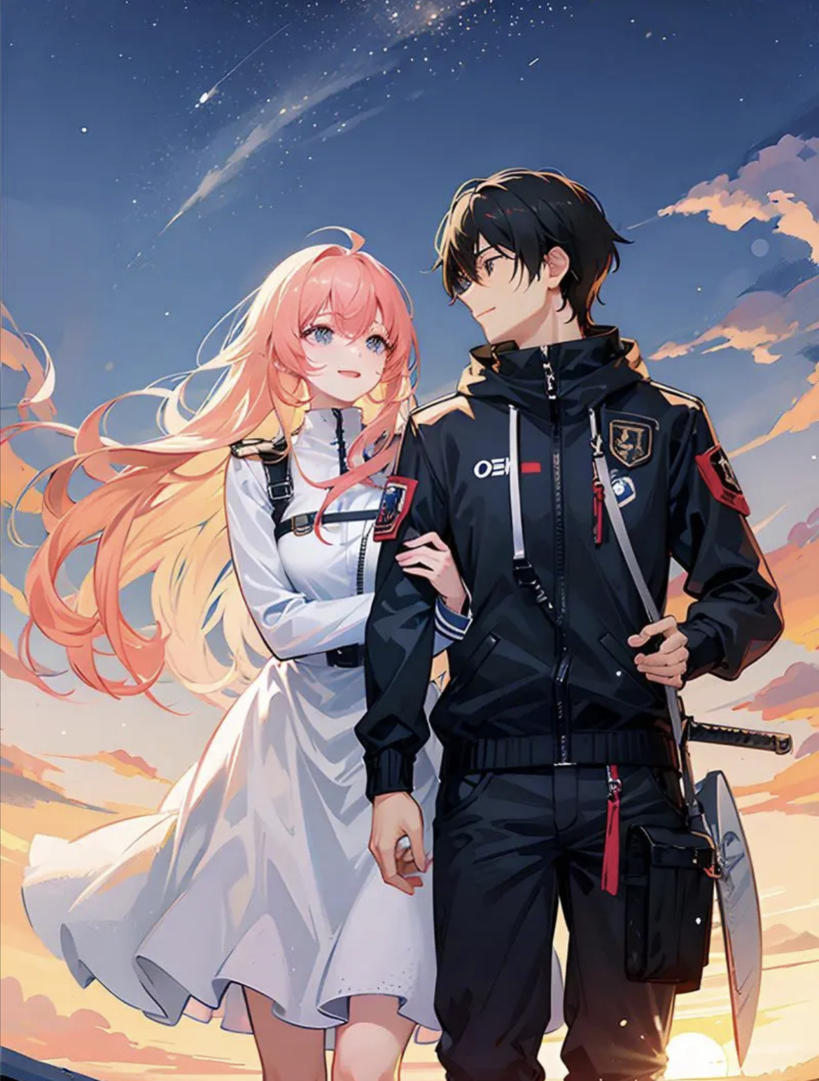 ai绘画的情侣来了!神仙眷侣男帅女靓看得人格外羡慕