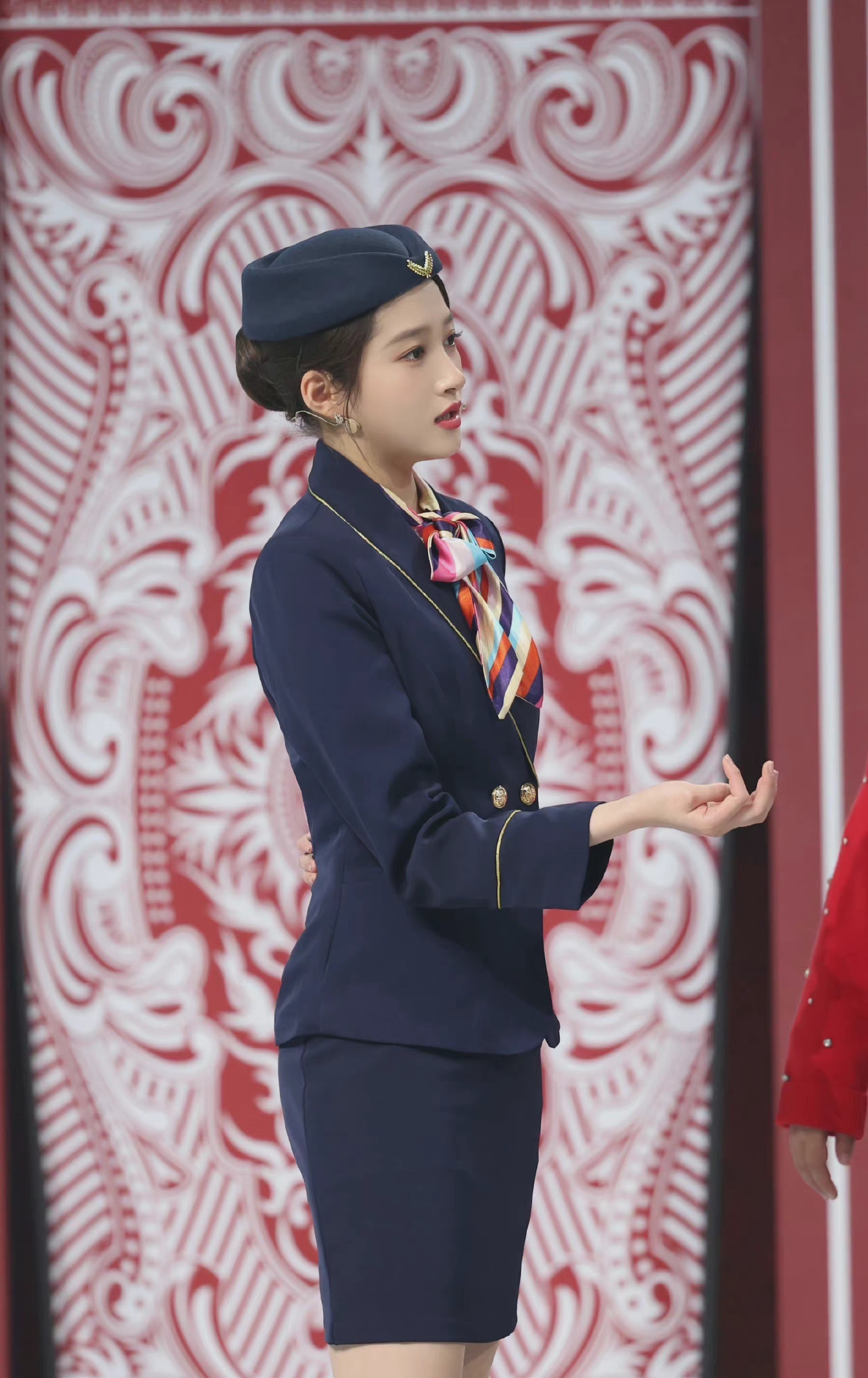 关晓彤空姐制服合集!