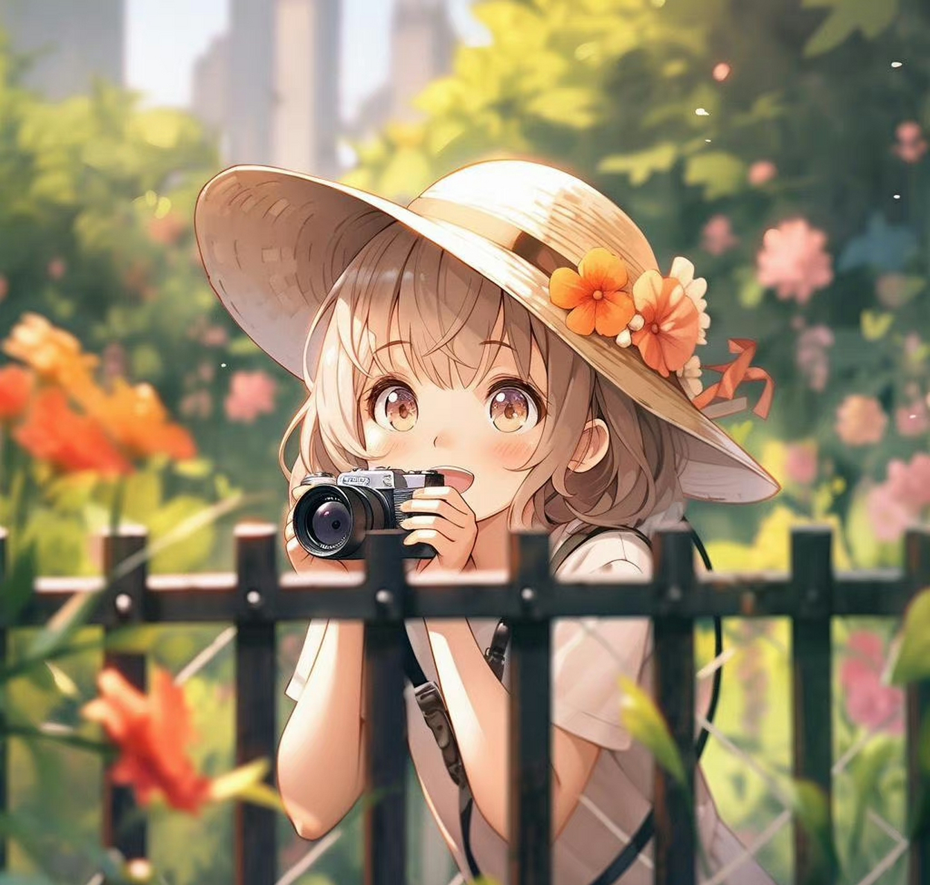 呆萌小摄影师可爱头像  好治愈!