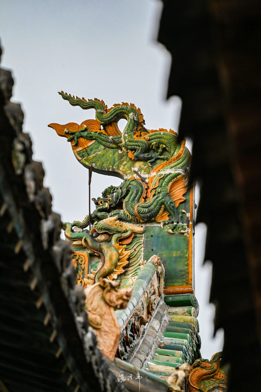 晋地古建琉璃大赏 分别来自于: 晋城市泽州县府城玉皇庙; 临汾市襄汾