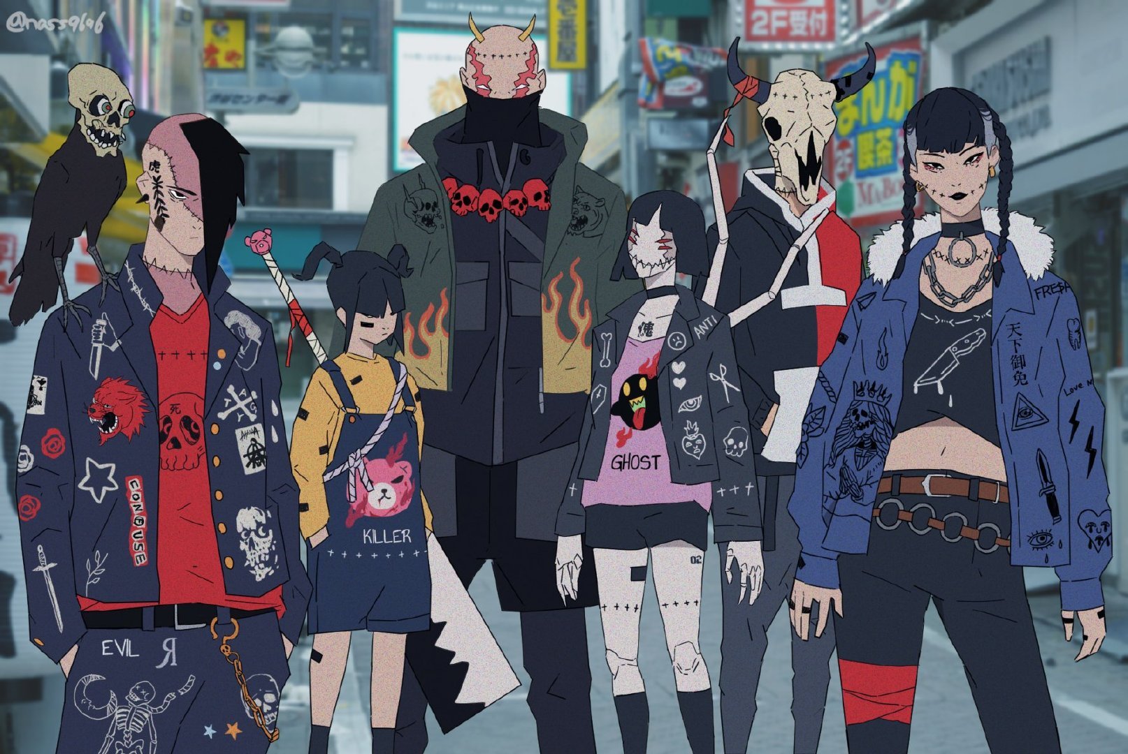 让人眼前一亮的街头恶童形象,适合运用到潮牌当中