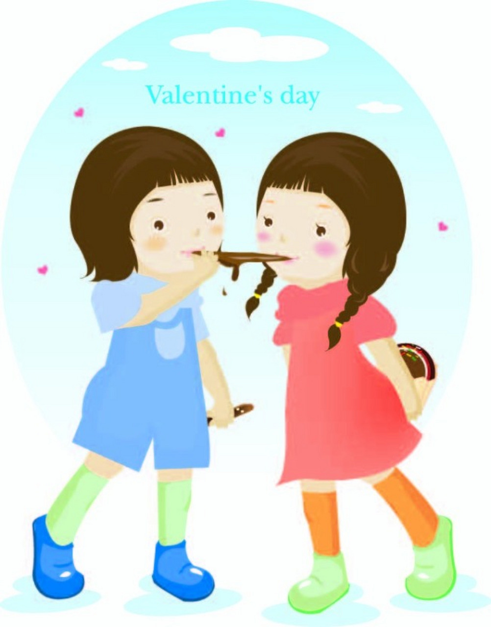 我班的灵灵小丫头,长得瓜子脸,皮肤白白的,扎着一个小辫子,小丫头很