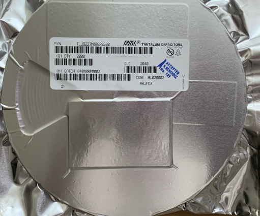 avx京瓷钽电容220uf 6.3v ±20% 3528 tljb227m006r0500一级代理库