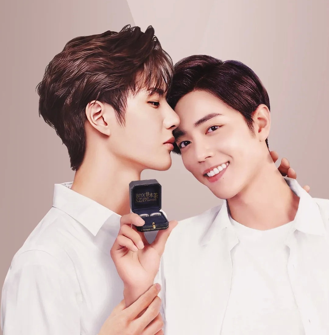 王一博银发撕漫感大片曝光,和肖战是什么关系