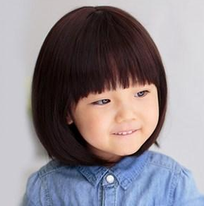 三岁小女孩发型短发图片