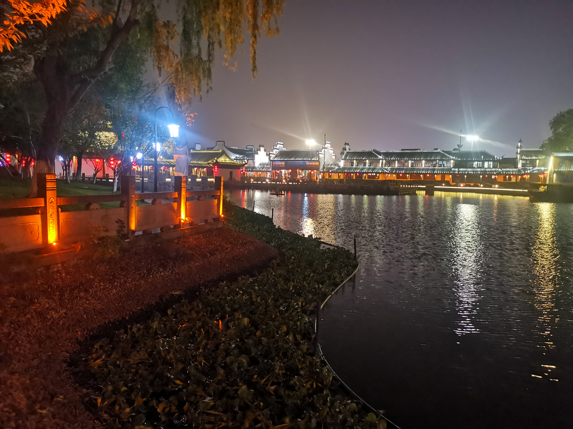浙江嘉善西塘古镇夜景七