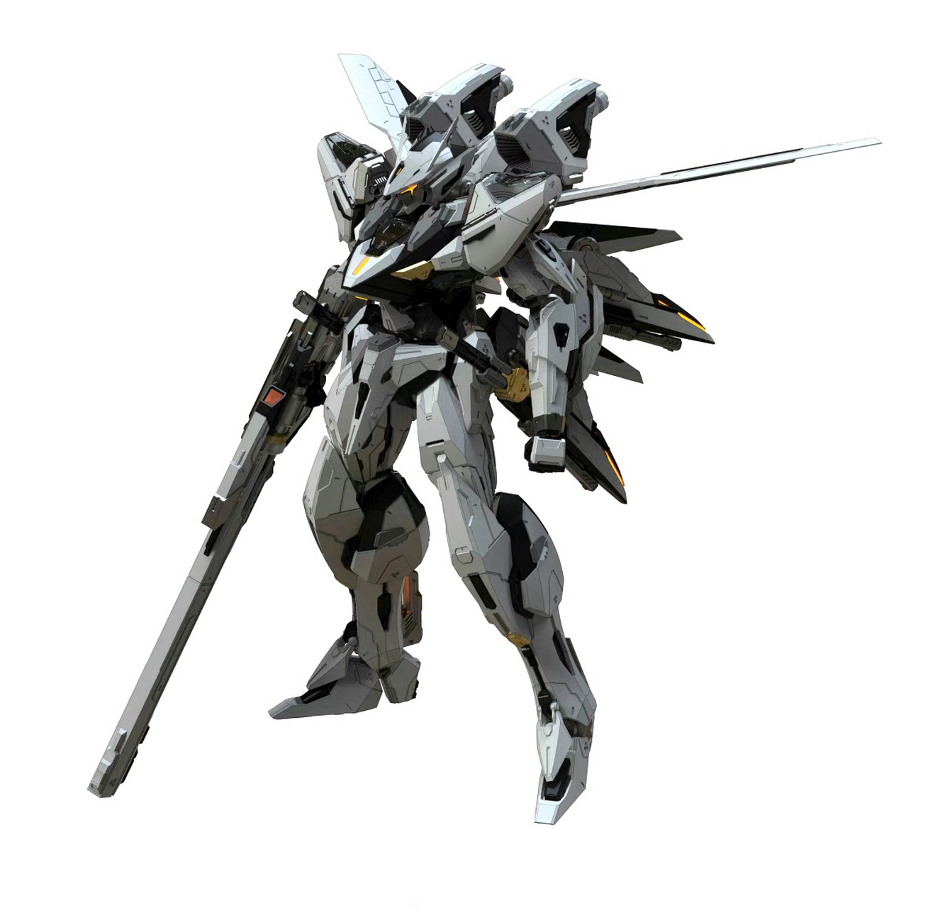 模型欣赏:萝播动漫 人型装甲战纪 白露 空战型机甲.