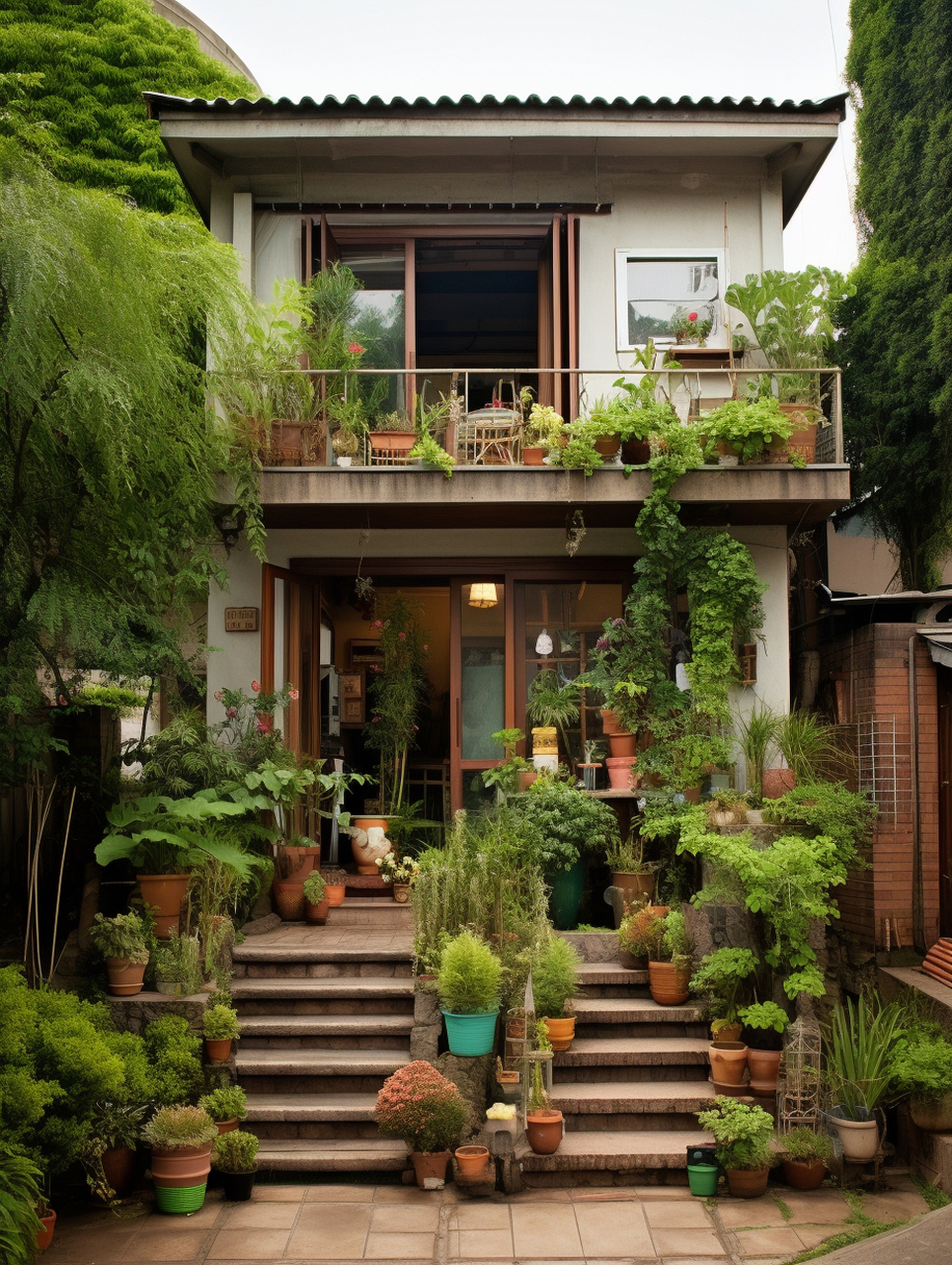 小时候的家一栋两层带院子小洋楼,院子有一棵石榴树,一棵栀子树,夏天