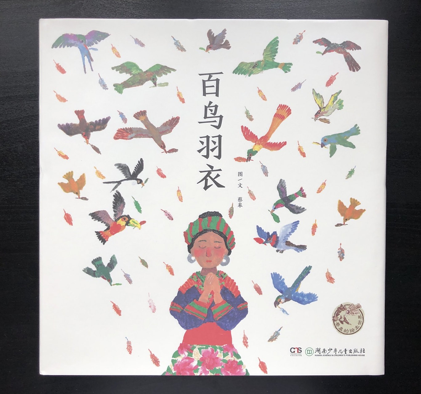 每日一绘本:《百鸟羽衣》  图/文  蔡皋   湖南少年儿童出版社  少数