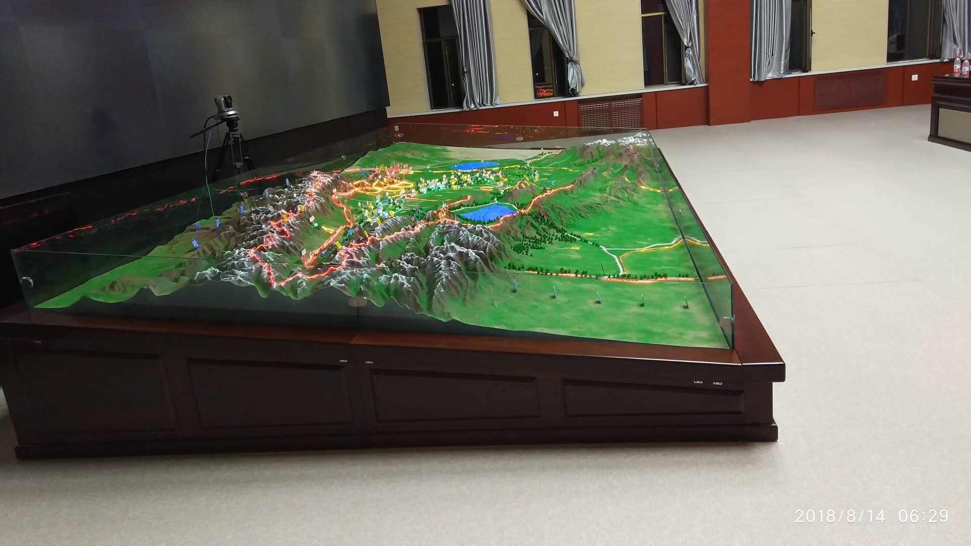 新疆地形地貌沙盘模型的特点