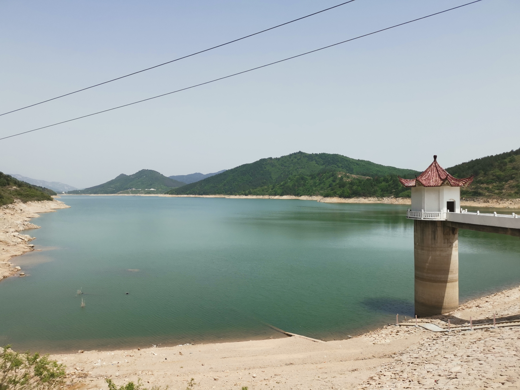 湖北大悟界牌水库大坝!