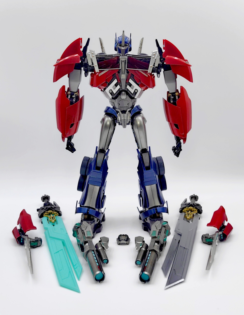 模型欣赏: iron warrior iw-07 领袖之证 擎天柱 2.