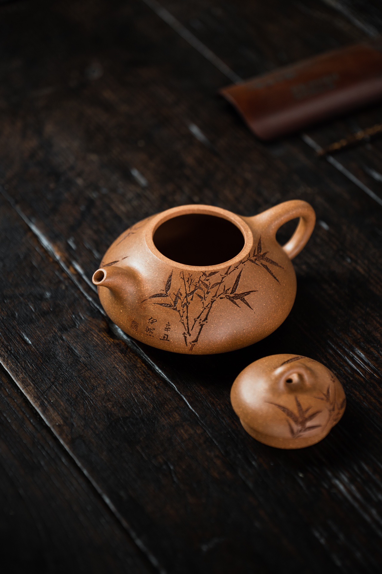 宜兴紫砂壶邵旭全手工乳瓢原矿段泥210cc