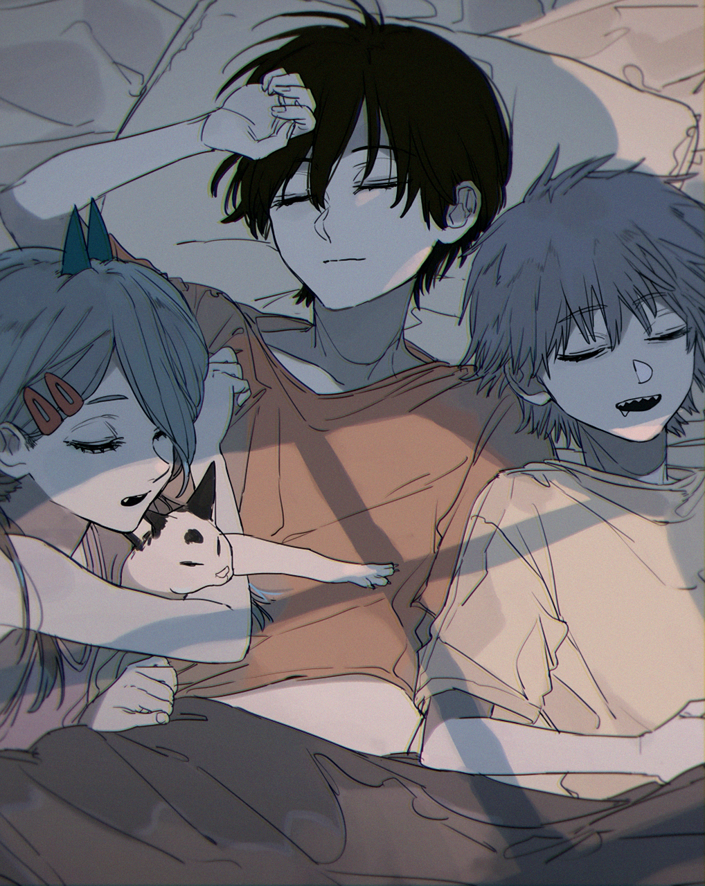 早川一家  画师:eba #电锯人# #同人# #动漫头像和壁纸