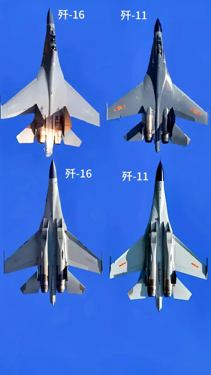 歼-16与歼-11:姊妹机型之争,看似相同背后的差异有多大?