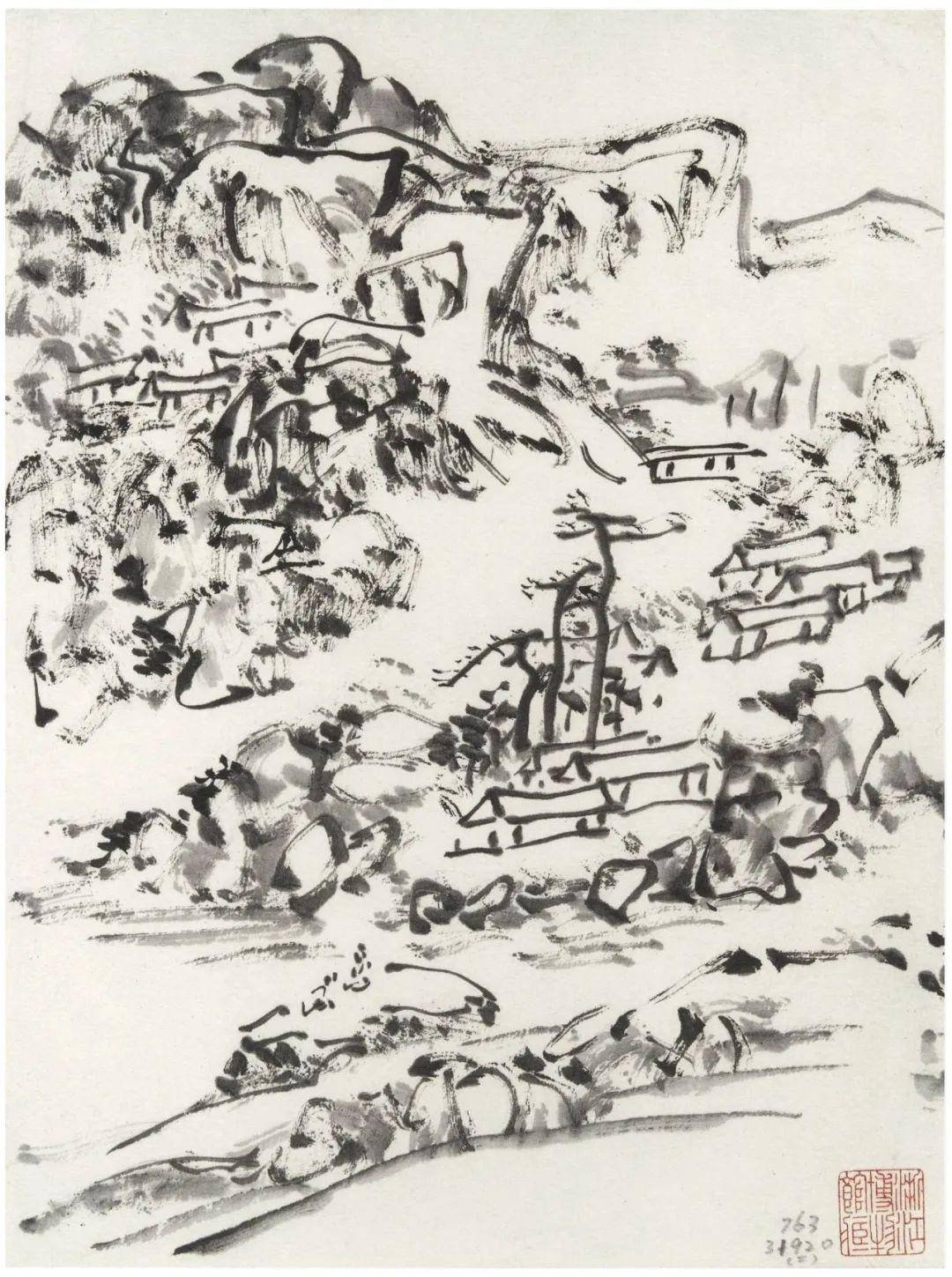 黄宾虹最贵画《黄山汤口》3.45亿