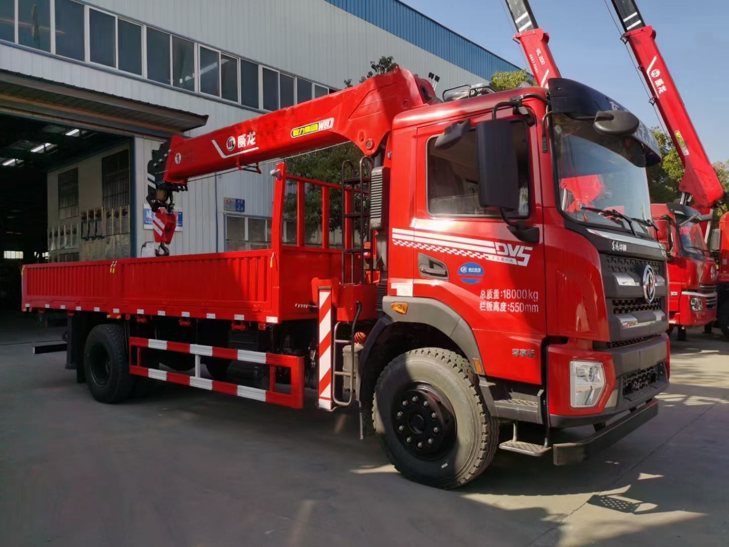 单桥随车吊,货箱6.1米,拉集装箱妥妥滴