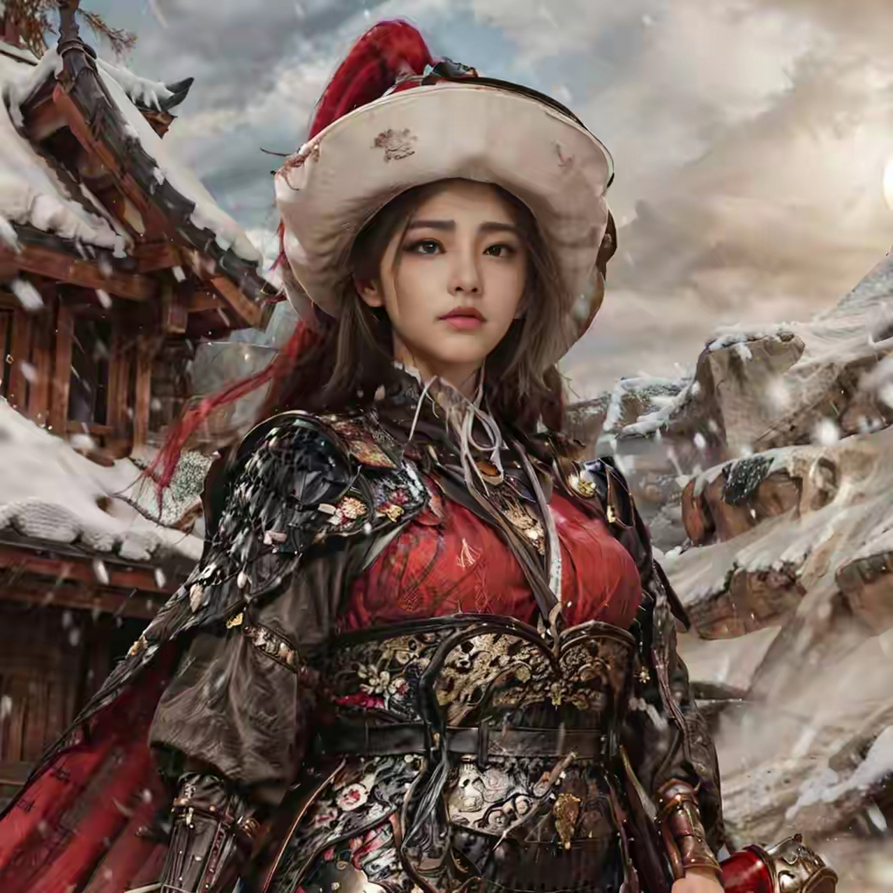 ai还原巾帼女英雄穆桂英,是否符合你们心中的标准呢?