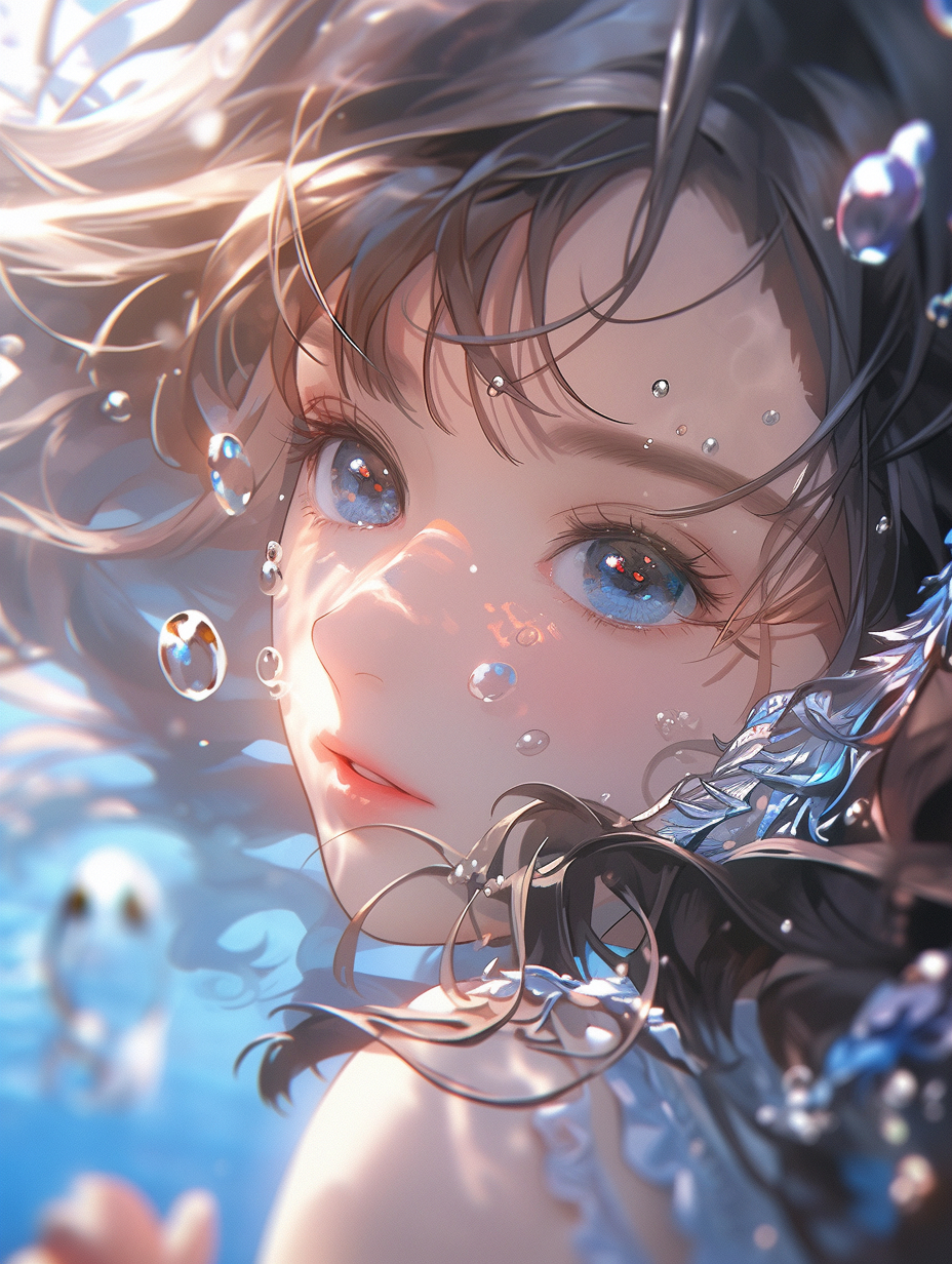 水下女孩,让你在海底感受到不一样的风景