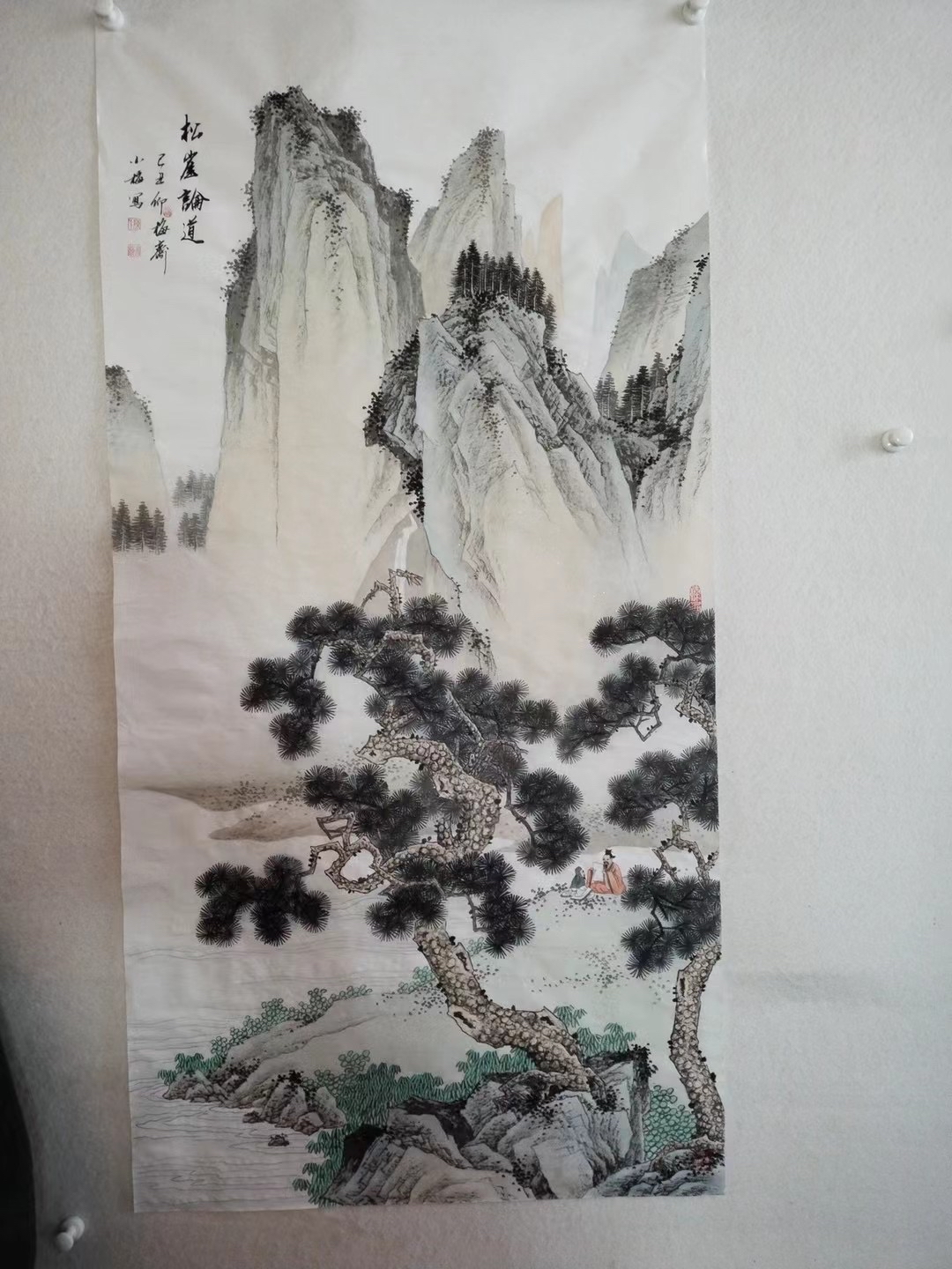 陳長智山水畫,潘文良花鳥畫作品集賞析