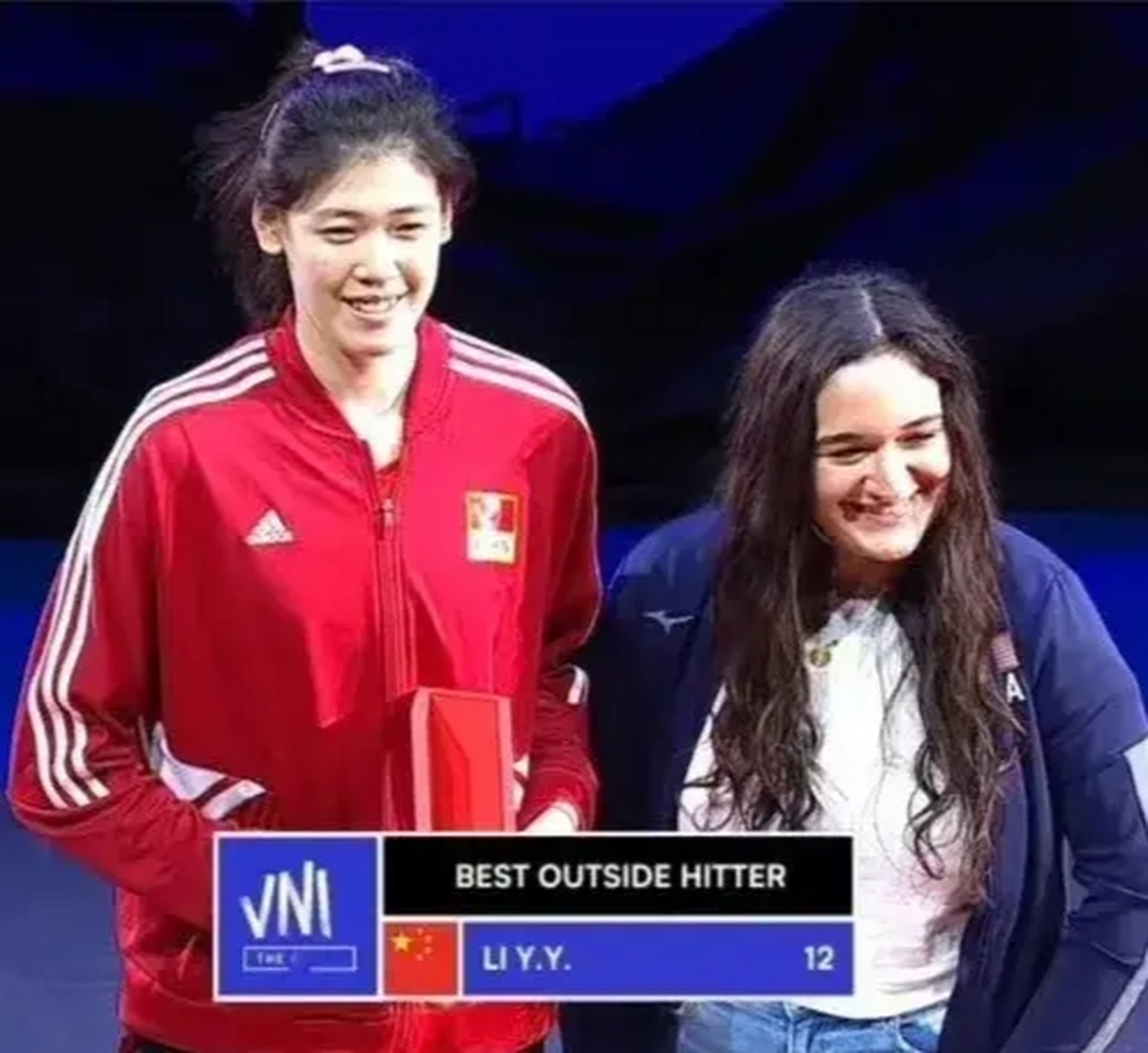 解说宣布袁心玥获得最佳副攻手时,我哭了!