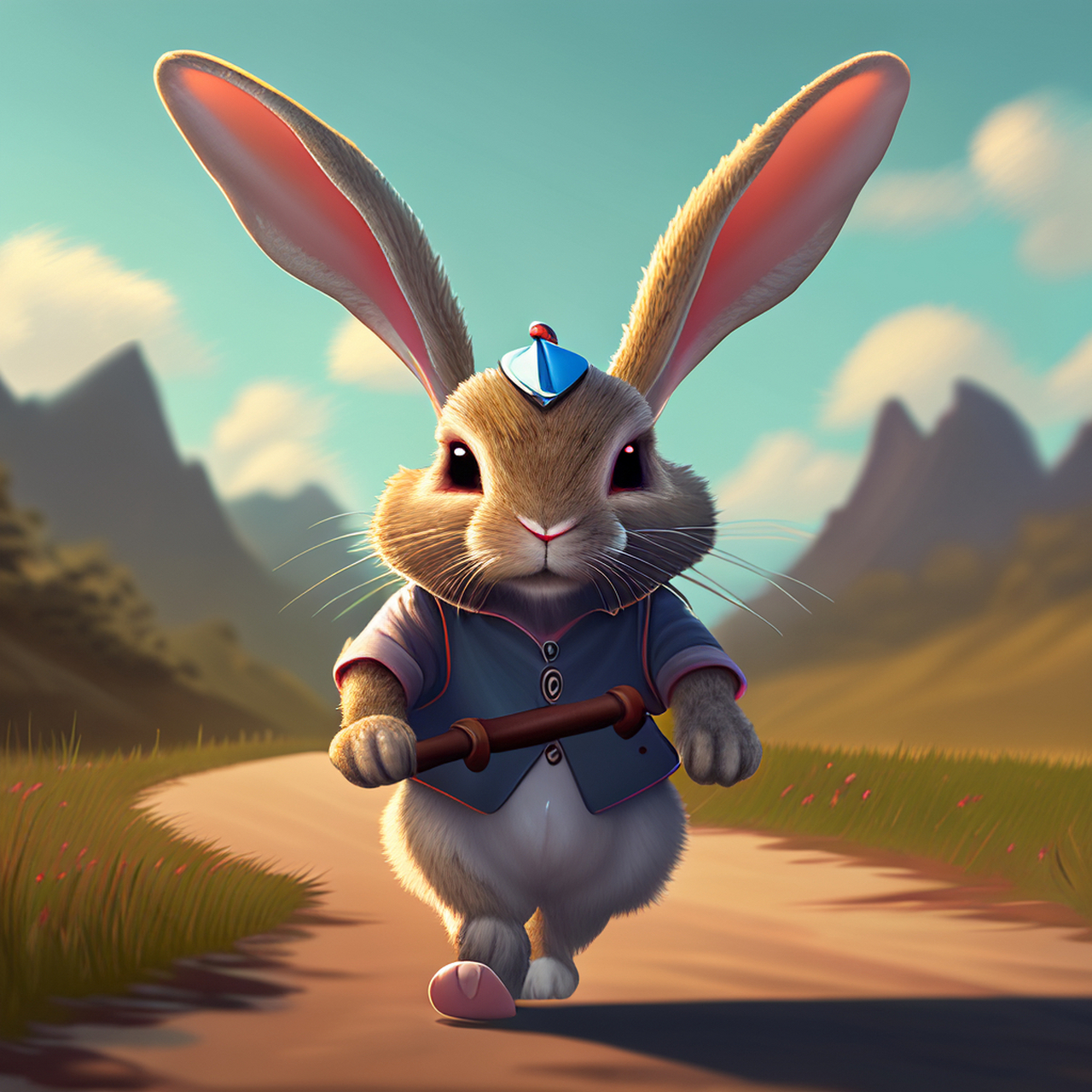 今年是兔年,来看下百度ai绘出的兔子形象吧,看完你惊喜不已.#百度ai绘