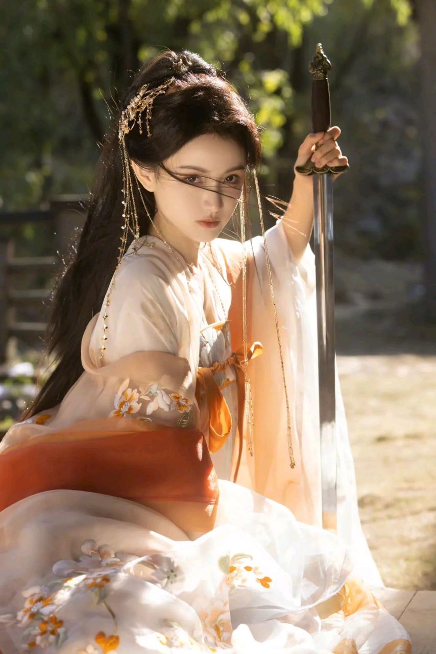 玉人歌绣花大袖齐胸襦裙