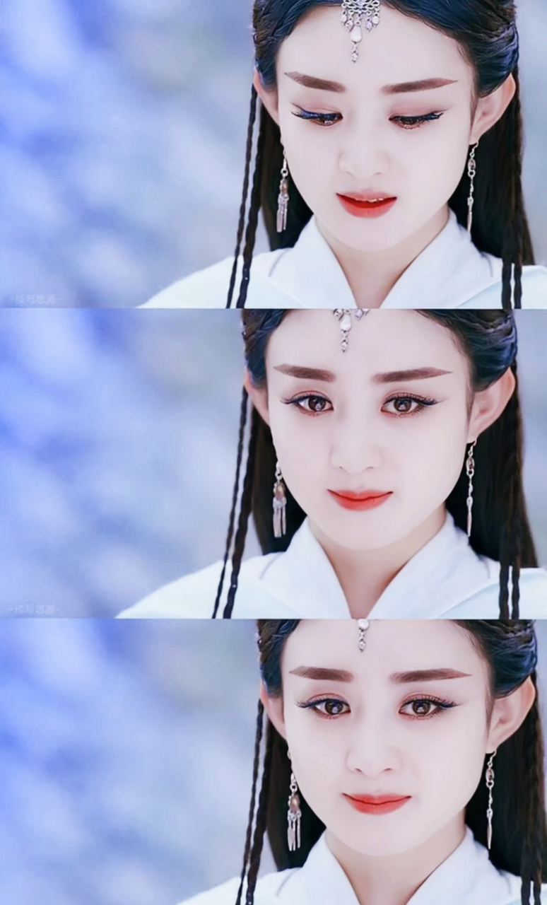 赵丽颖在《蜀山战纪》中饰演玉无心是魔教大小姐,无论是妆容还是性格