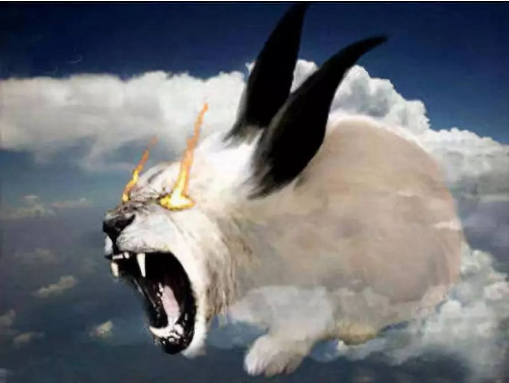 犼 形状长得像兔子,两耳尖长,仅长尺余(二十几厘米).