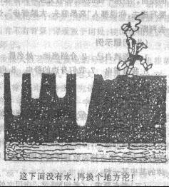 《这下面没有水,再换个地方挖》一一想起当年的高考漫画作文