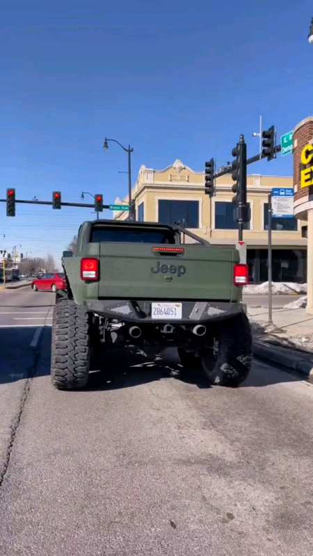 jeep角斗士皮卡车改装6驱越野车-度小视