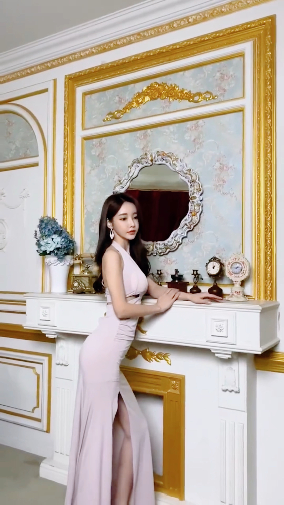 名模孙允珠晚礼长裙拍摄花絮加长版,推荐!-度小视