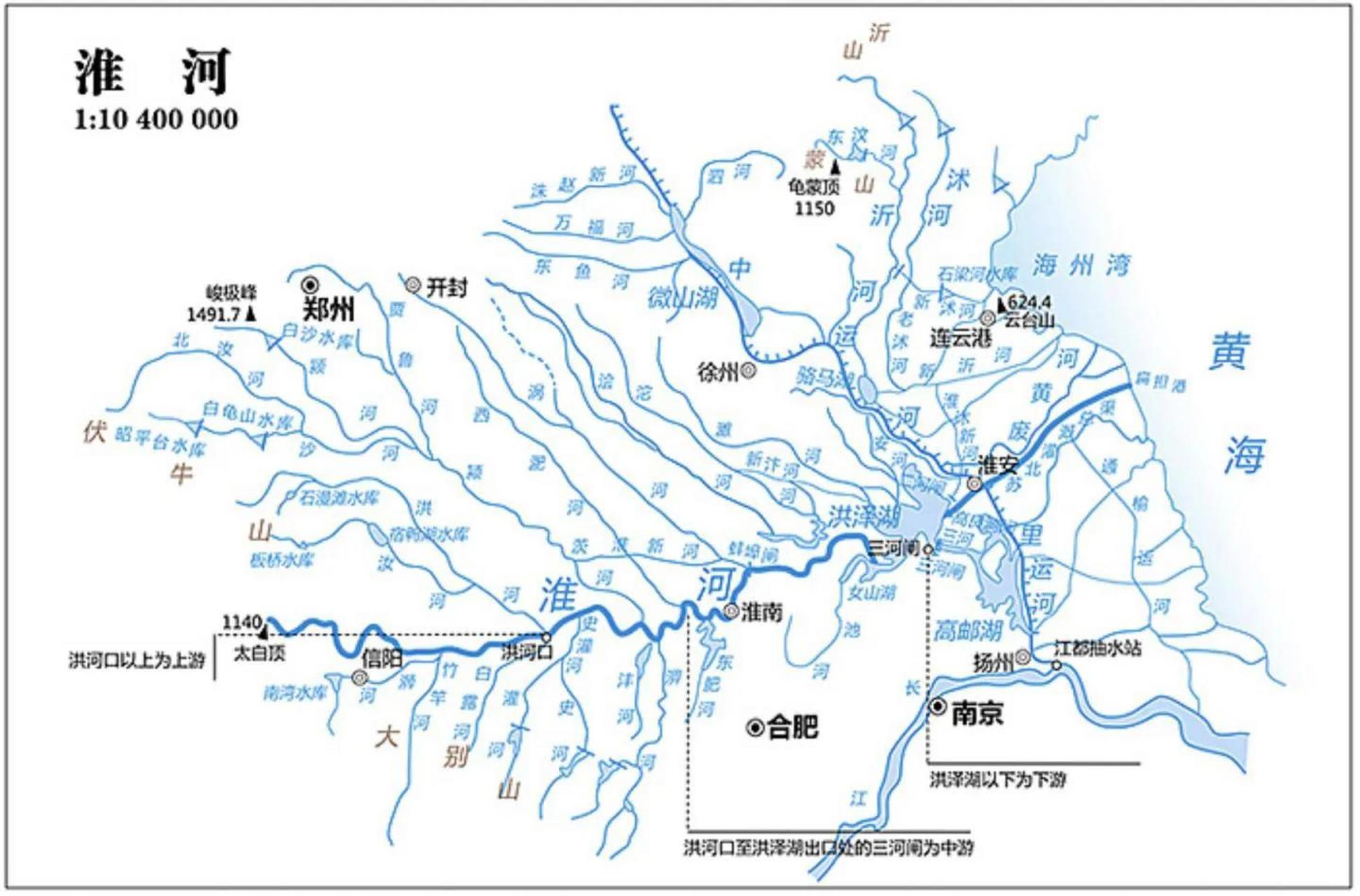 安徽淮水北调线路图图片