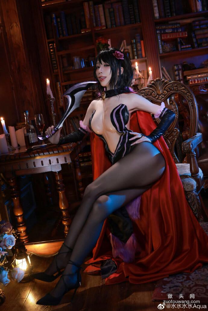 Cos正片 从零开始的异世界生活猎肠者cos 高质量性感还原cn水淼 Aqua 做头网