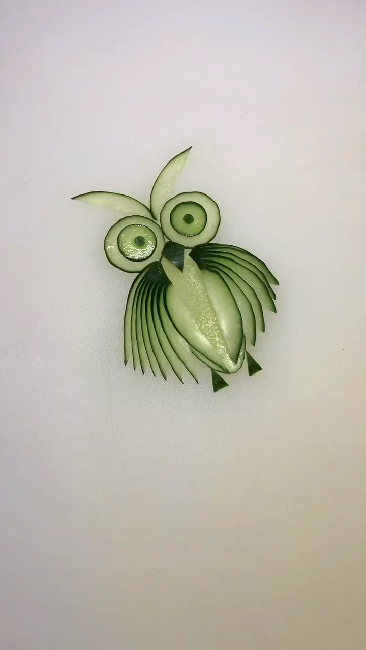 创意黄瓜猫头鹰