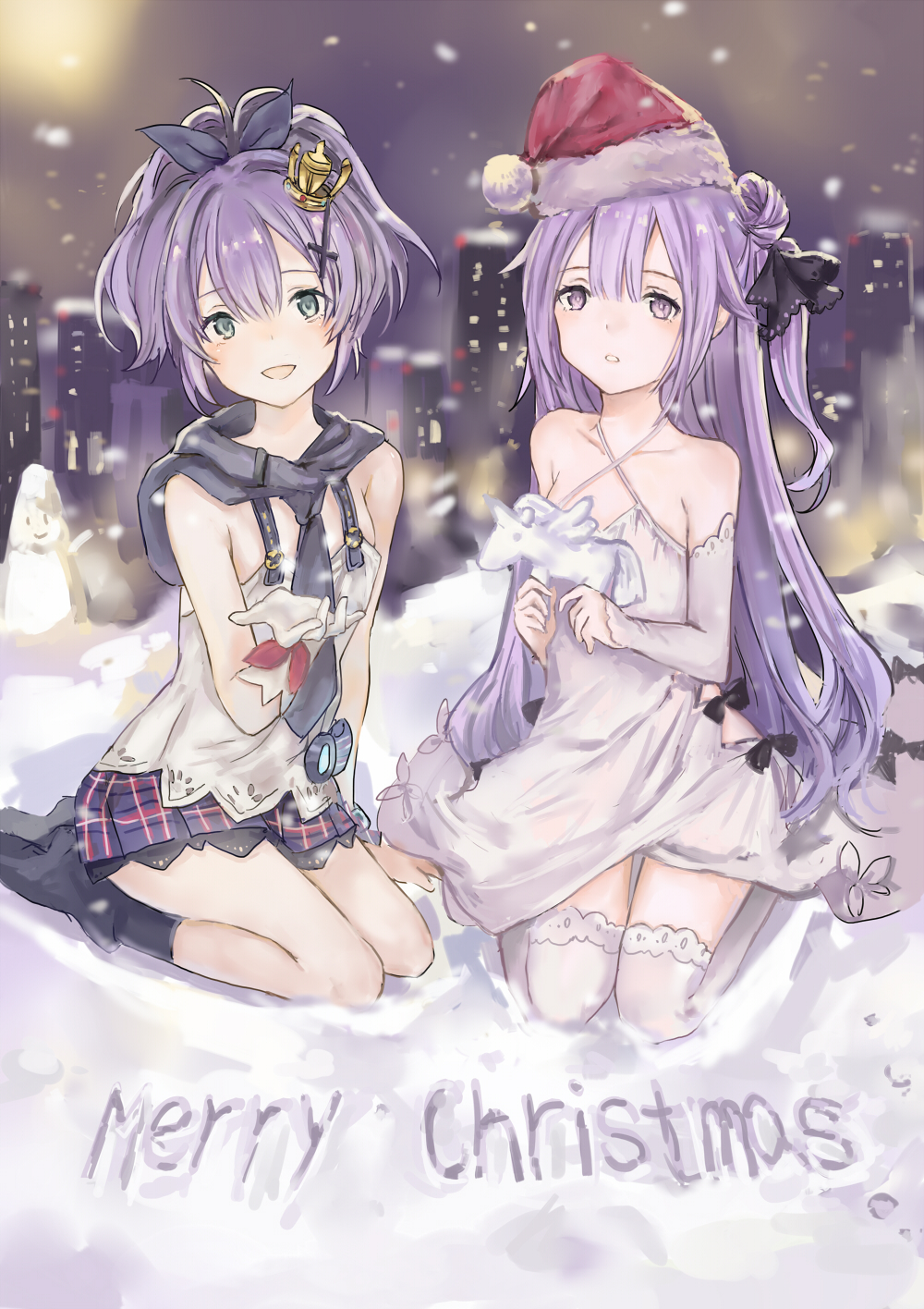 少女与城市的风景——画师catzz作品欣赏