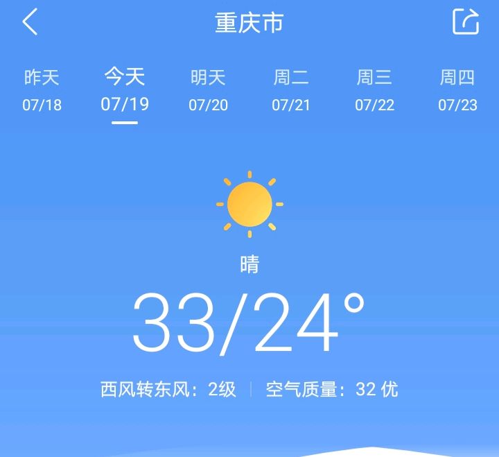 未来40天重庆天气情况如下