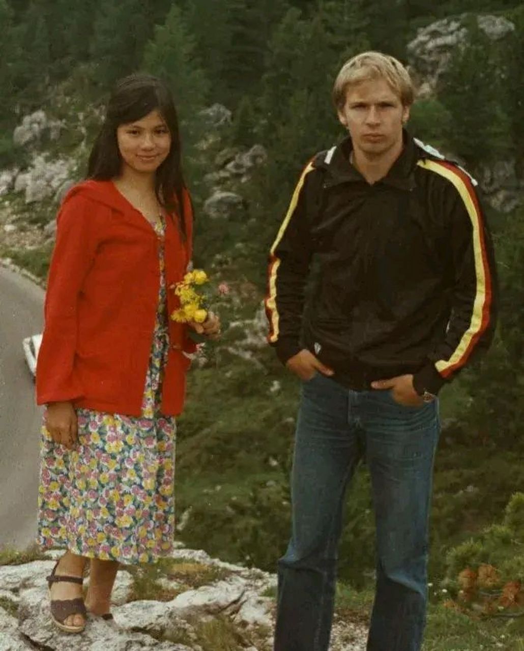 当时翁美玲和罗伯特很相爱