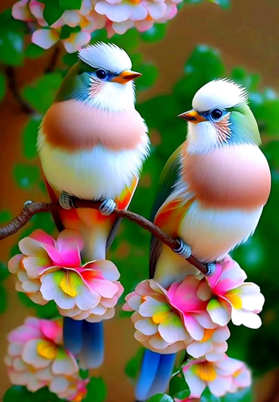 这两只小鸟一个叫莉莉,一个叫杰克.