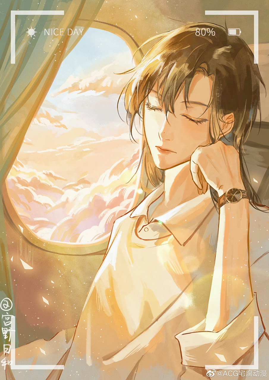 我只喜欢你的人设#  当丁达尔效应出现的时候,光就有了形状 lof:宫野