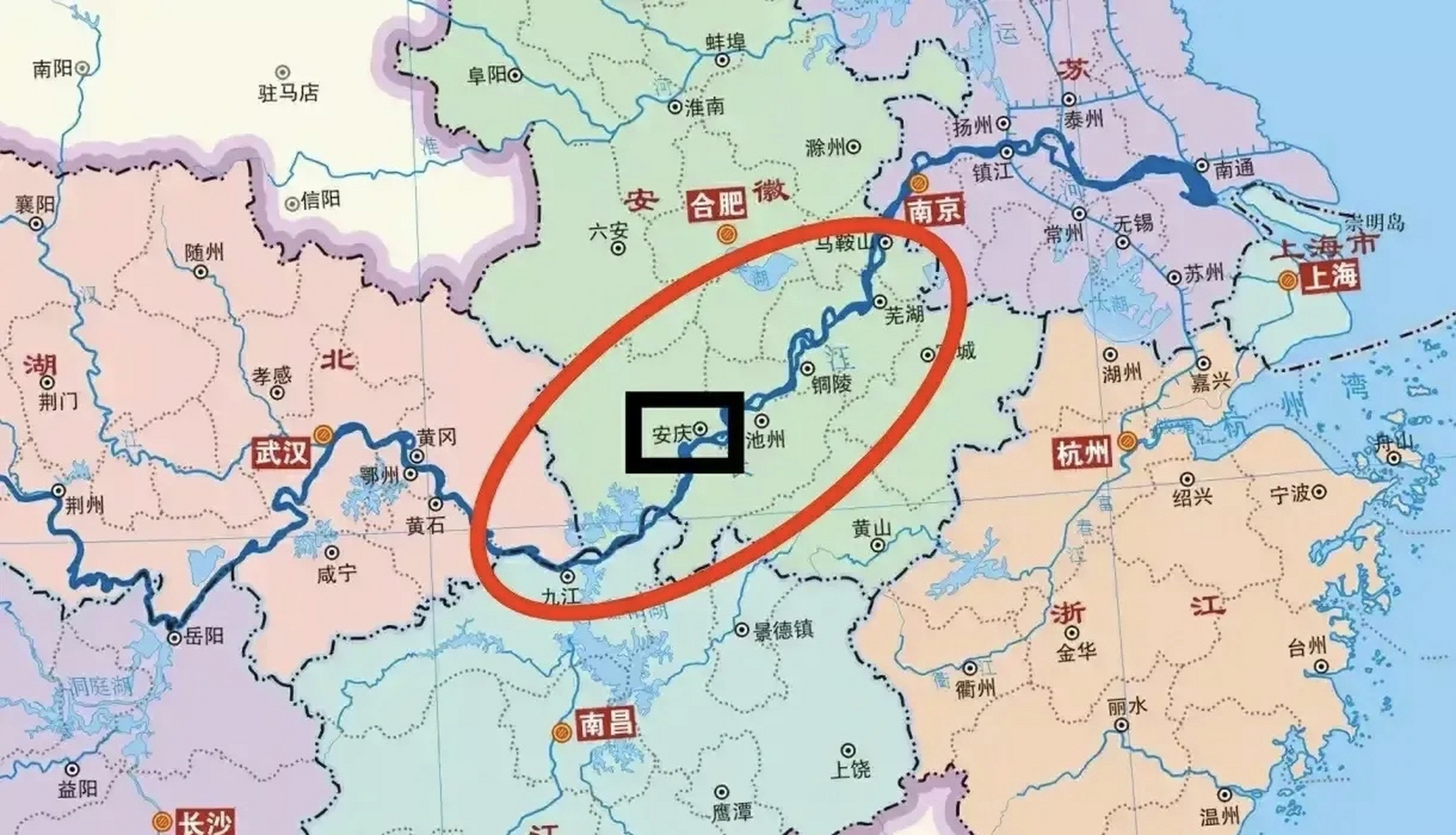 长江沿江城市地图图片